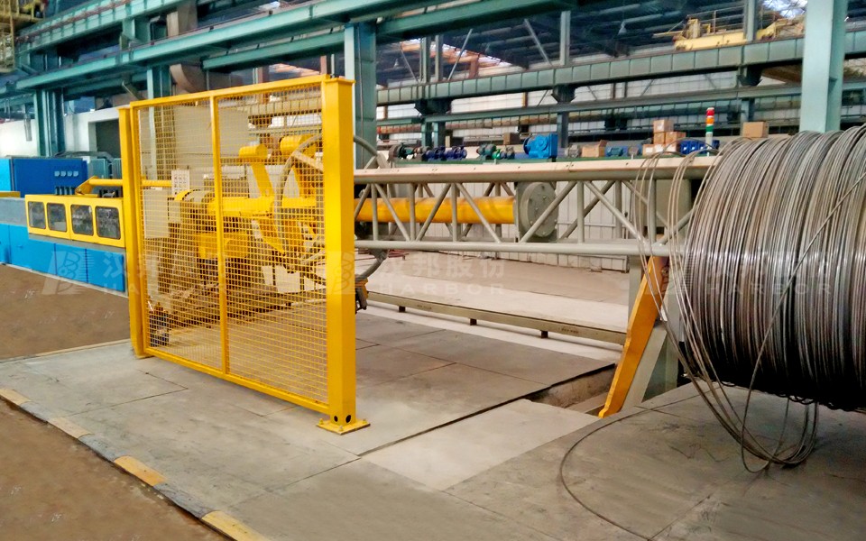 Oil quenching spring steel wire production line